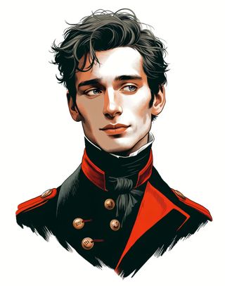 Portrait illustratif de Julien Sorel dans Le rouge et le noir de Stendhal