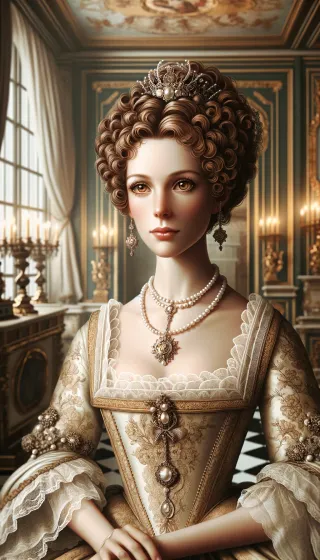 Portrait illustratif de Madame de Chartres dans La princesse de Clèves de Madame de la Fayette